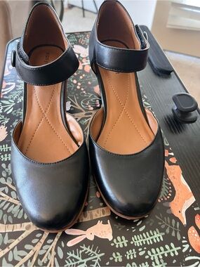 Easy Spirit Clarice Mary Jane - Leather - Dark Brown - Like New